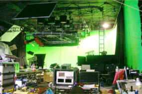 Spezialreinigung Greensreen im Filmstudio Potsdam Babelsberg