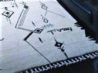 Berber Teppich mit modernen Design