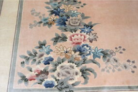 Wollteppich China mit Fleckenschutz Imprägnierung